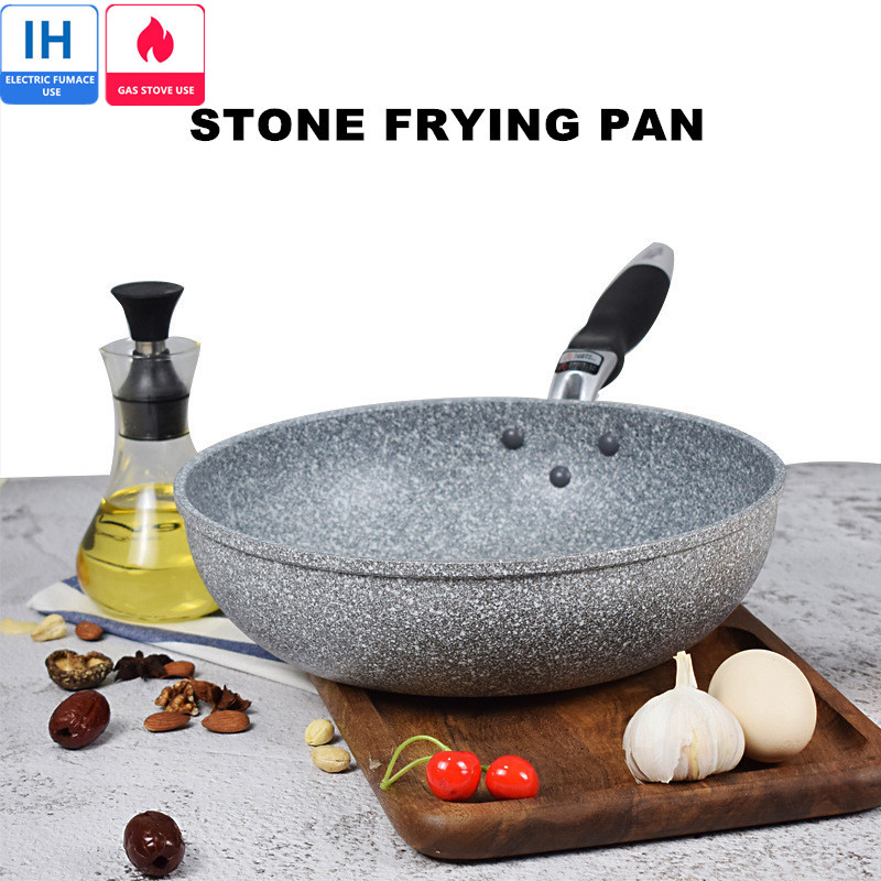Mini Pancake Griddle - Non-Stick Pan Durable Stone Frying Wok