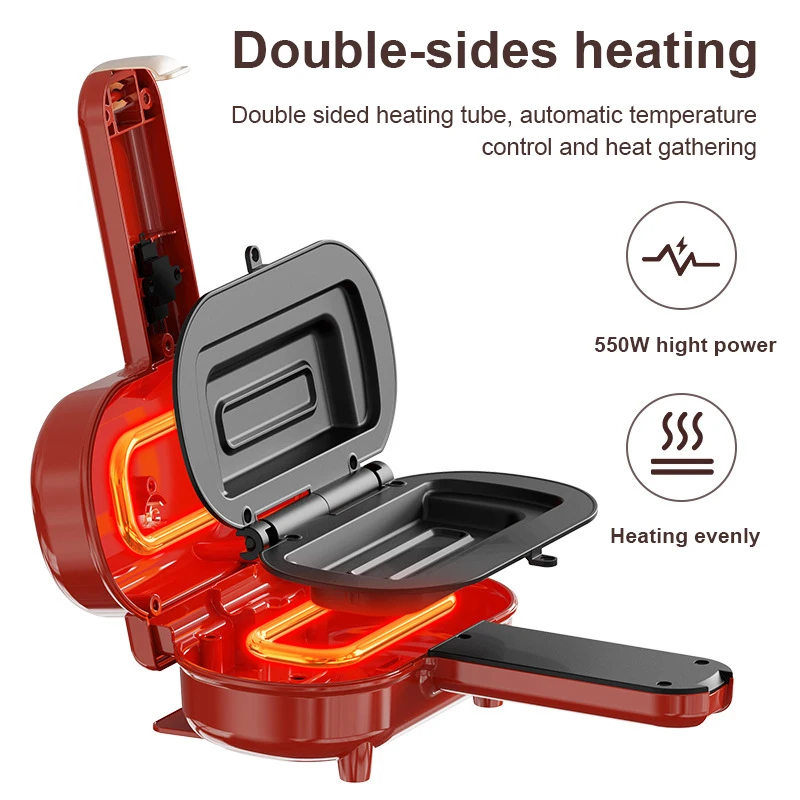 Double-Sided Seal Press Sandwi - Hot Dog Press ulasan dan harga