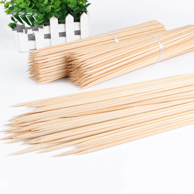100pcs 20-50CM Disposable Food - Corn Dog Stick ulasan dan harga