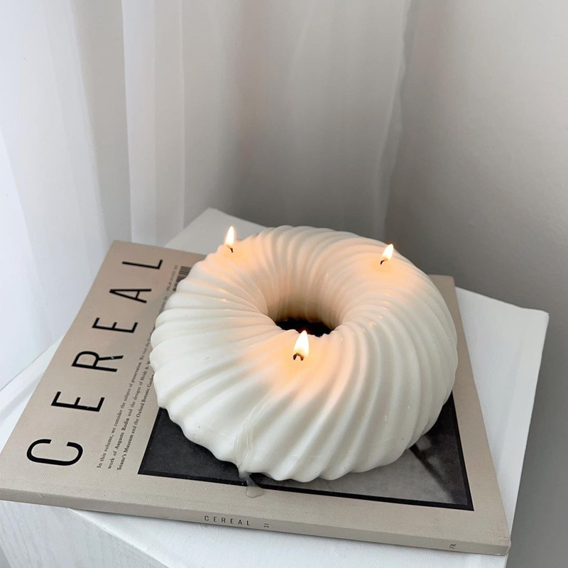 Big Donut shape Silicone Candl - Donut Mold Silicone ulasan dan harga