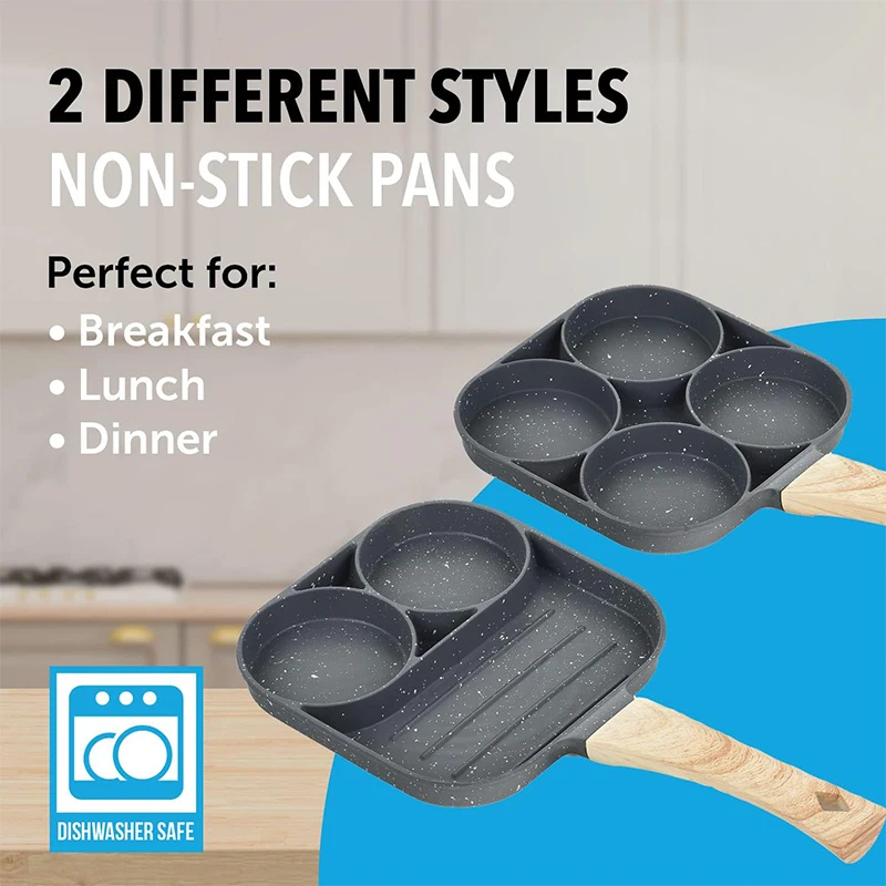 Pancake Egg Frying Pan 4 Cups  - Egg Waffle Pan ulasan dan harga