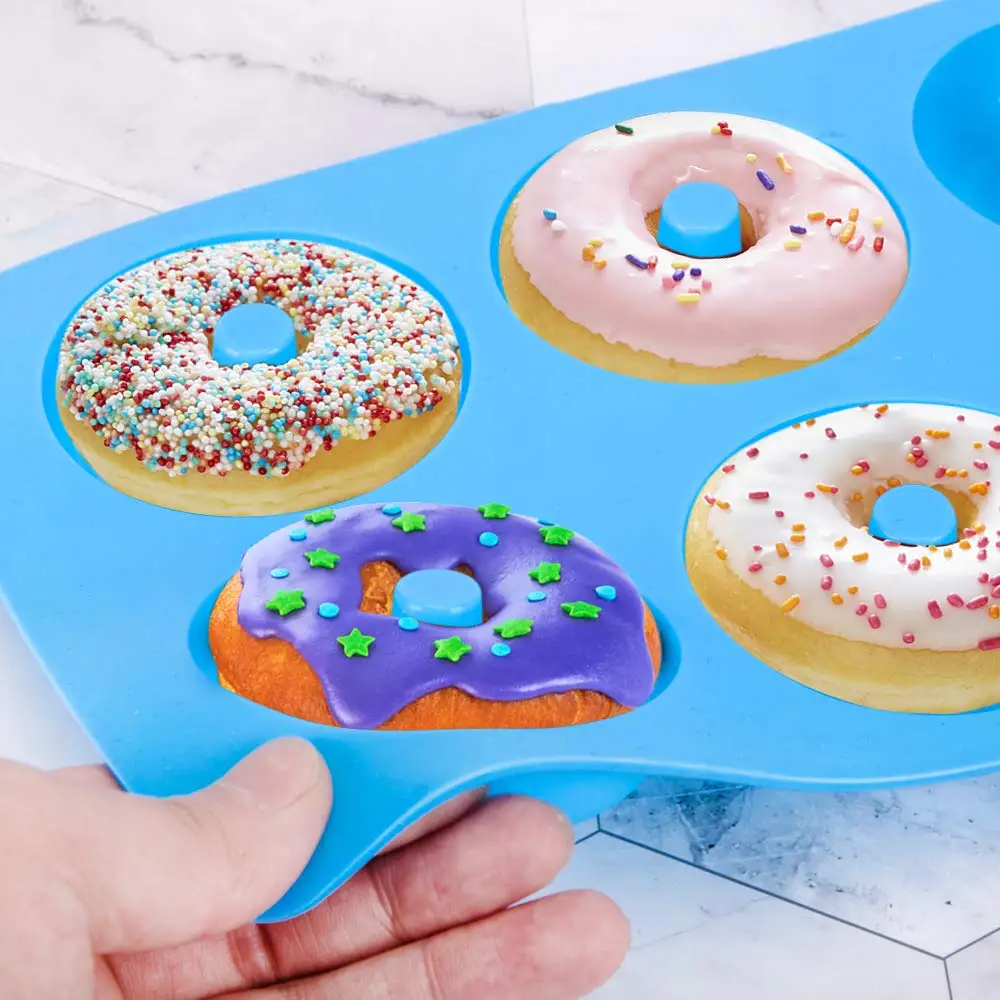 6 Holes Silicone Donut Mold Ba - Donut Mold Silicone ulasan dan harga