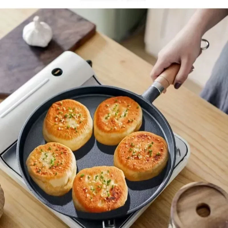 26cm Cast Iron Frying Pan Unco - Mini Pancake Griddle ulasan dan harga