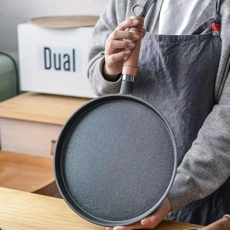 26cm Cast Iron Frying Pan Unco - Mini Pancake Griddle ulasan dan harga