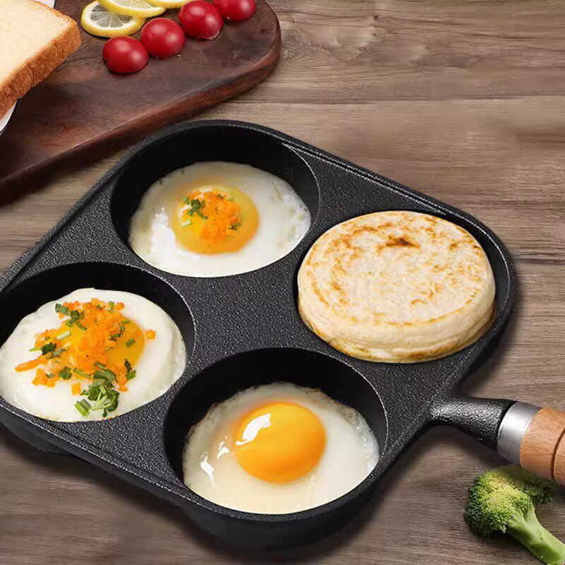 4‑Hole Non‑Stick Omelette Egg  - Egg Waffle Pan ulasan dan harga