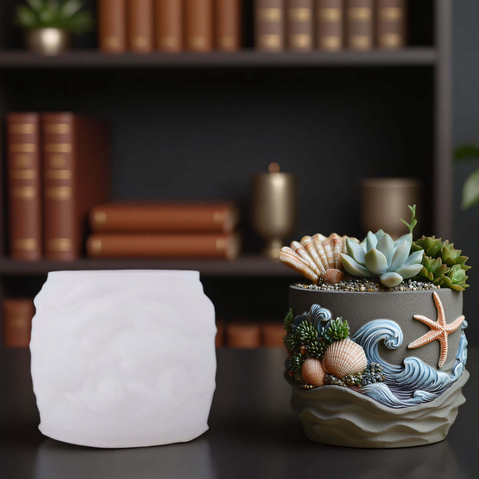 Marine Life Relief Succulent P - Potsticker Mold ulasan dan harga