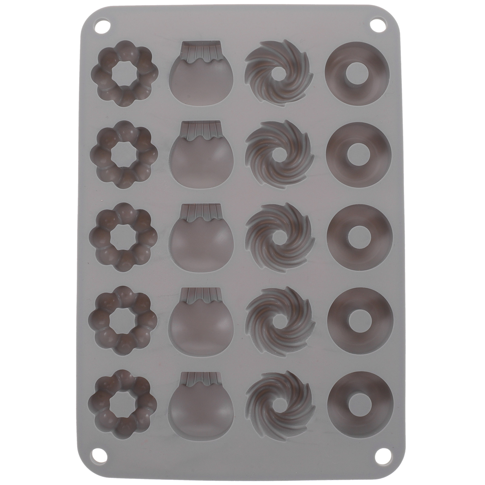 Mini Silicone Donut Mold Premi - Donut Mold Silicone ulasan dan harga